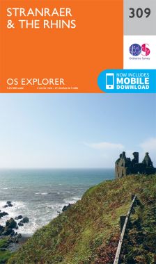 Explorer 309 Stranraer and The Rhins Walking Map