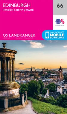 Landranger 066 Edinburgh, Penicuik and North Berwick Map