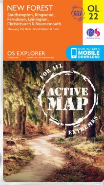 Explorer OL22 New Forest ACTIVE Walking Map