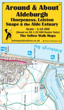 Aldeburgh, Thorpeness, Leiston, Snape & the Alde Estuary Walking Map