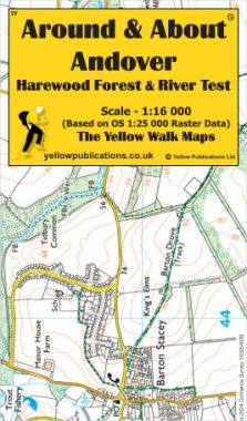 Andover, Harewood Forest & the River Test Walking Map