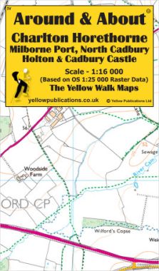 Charlton Horethorne, Milborne Port, North Cadbury, Holton & Cadbury Castle Walking Map