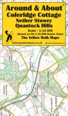 Coleridge Cottage, Nether Stowey, Quantock Hills Walking Map