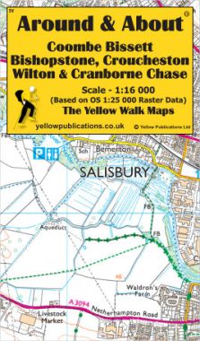 Coombe Bissett, Bishopstone, Croucheston, Wilton & Cranborne Chase Walking Map