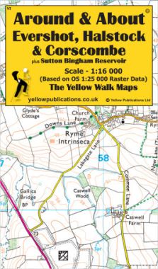Evershot, Halstock & Corscombe Walking Map