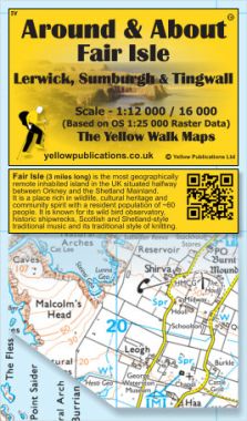 Fair Isle, Lerwick, Sumburgh & Tingwall Walking Map