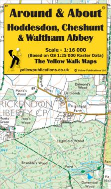 Hoddesdon, Cheshunt & Waltham Abbey Walking Map