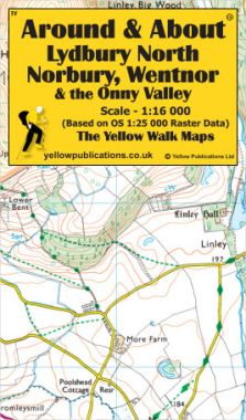Lydbury North, Norbury, Wentnor & the Onny Valley Walking Map