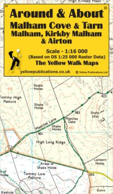 Malham Cove & Tarn, Malham, Kirkby Malham & Airton Walking Map