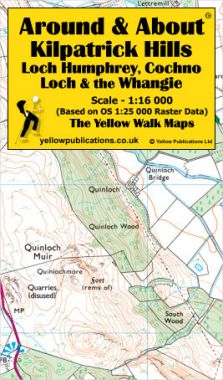 Kilpatrick Hills, Loch Humphrey, Cochno Loch & the Whangie Walking Map