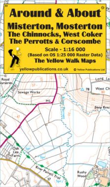 Misterton, Mosterton, The Chinnocks, West Coker, The Perrotts & Corscombe Walking Map