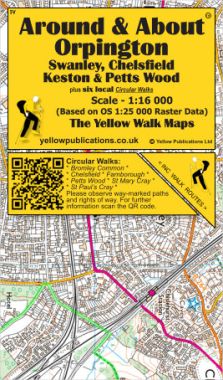 Orpington, Swanley, Chelsfield, Keston & Petts Wood Walking Map