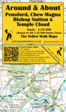 Pensford, Chew Magna, Bishop Sutton & Temple Cloud Walking Map