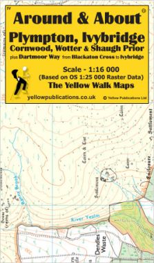 Plympton, Ivybridge, Cornwood, Wotter & Shaugh Prior Walking Map