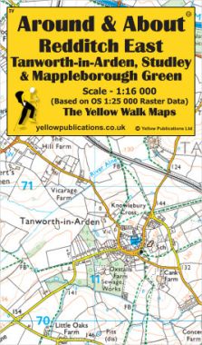 Redditch East: Tanworth-in-Arden, Studley & Mappleborough Green Walking Map