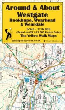 Westgate, Rookhope, Wearhead & Weardale Walking Map