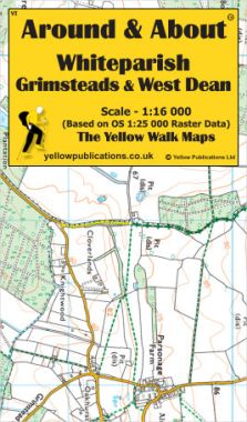 Whiteparish, Grimsteads & West Dean Walking Map