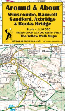 Winscombe, Banwell, Sandford, Axbridge & Rooks Bridge Walking Map