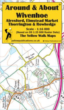 Wivenhoe, Alresford, Elmstead Market, Thorrington and Rowhedge Walking Map