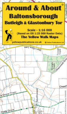 Baltonsborough, Butleigh & Glastonbury Tor Walking Map