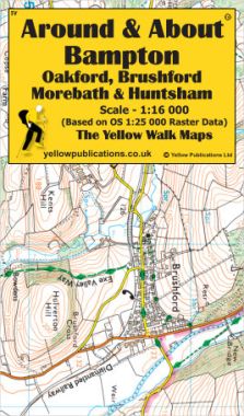 Bampton, Oakford, Brushford, Morebath & Huntsham Walking Map