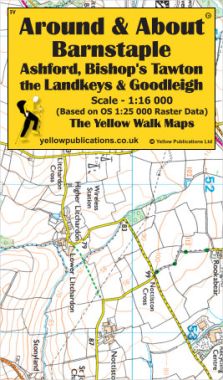 Barnstaple, Ashford, Bishop's Tawton, the Landkeys & Goodleigh Walking Map