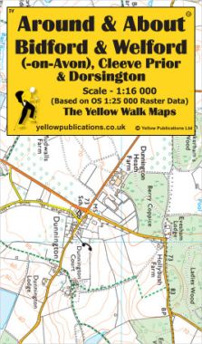 Bidford & Welford (-on-Avon), Cleeve Prior & Dorsington Walking Map