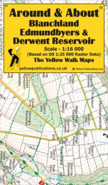 Blanchland, Edmundbyers & Derwent Reservoir Walking Map