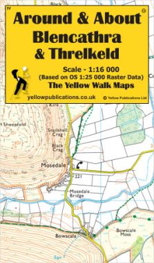 Blencathra & Threlkeld Walking Map