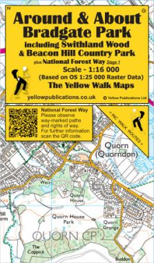 Bradgate Park, Swithland Wood & Beacon Hill Country Park Walking Map
