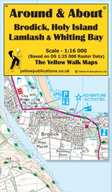Brodick, Holy Island, Lamlash & Whiting Bay Walking Map