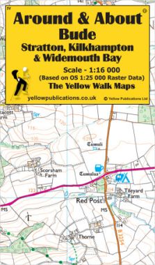 Bude, Stratton, Kilkhampton & Widemouth Bay Walking Map