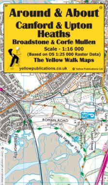 Canford & Upton Heath, Broadstone & Corfe Mullen Walking Map