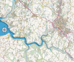 Truro Canvas Map