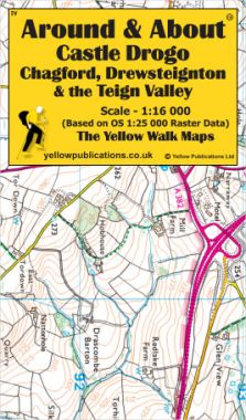 Castle Drogo, Chagford, Drewsteignton & the Teign Valley Walking Map