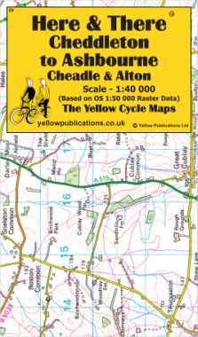Cheddleton to Ashbourne, Cheadle Cycling Map