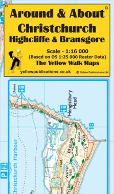 Christchurch, Highcliffe & Bransgore Walking Map