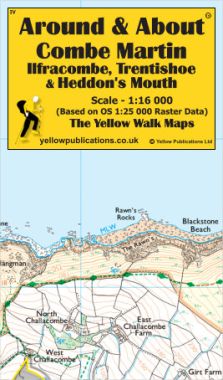 Combe Martin, Ilfracombe, Trentishoe & Heddon's Mouth Walking Map