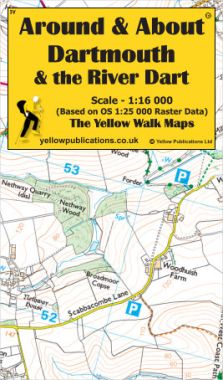 Dartmouth & the River Dart Walking Map