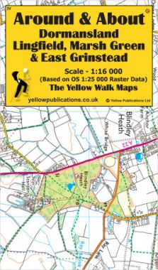 Dormansland, Lingfield, Marsh Green & East Grinstead Walking Map