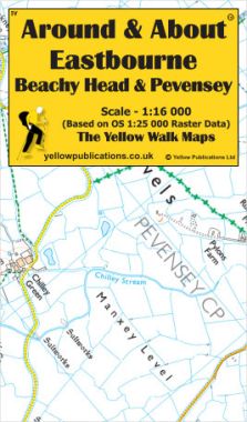 Eastbourne, Beachy Head & Pevensey Walking Map
