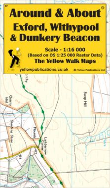 Exford, Withypool & Dunkery Beacon Walking Map