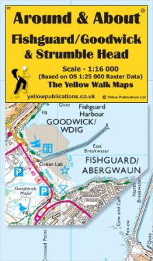 Fishguard, Goodwick & Strumble Head Walking Map