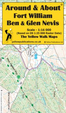 Fort William, Ben Nevis & Glen Nevis Walking Map