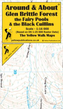 Glen Brittle Forest, Fairy Pools & Black Cuillins Walking Map