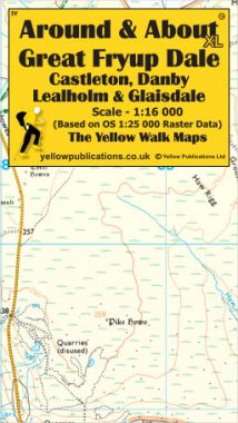 Great Fryup Dale, Castleton, Danby, Lealholm & Glaisdale 'XL' Walking Map