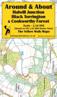 Halwill Junction, Black Torrington & Cookworthy Forest Walking Map