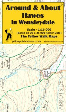 Hawes in Wensleydale Walking Map