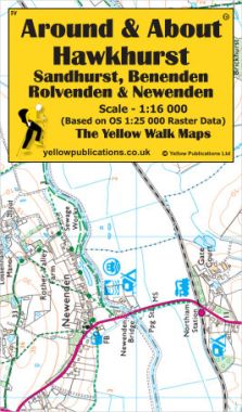 Hawkhurst, Sandhurst, Benenden, Rolvenden & Newenden Walking Map