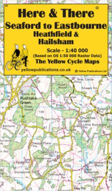 Seaford to Eastbourne, Heathfield & Hailsham Cycling Map
